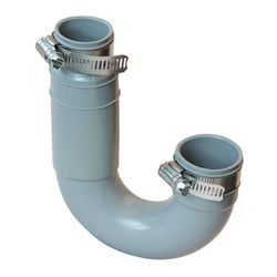 Fernco Schedule 40 1-1/2 in. Hub each X 1-1/4 in. D Hub PVC Drain Trap