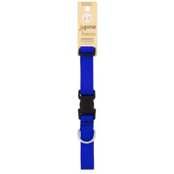 LupinePet Basic Solids Blue Blue Nylon Dog Adjustable Collar