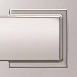 Ives 3-7/8 in. L Bright Chrome Brass Sliding Door Edge Pull
