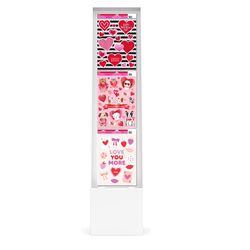 IG Design Valentine Cling Flower Display Window Clings 1 each
