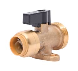 SharkBite 3/4 in. PTC X 1/2 in. MHT Brass Washing Machine Valve