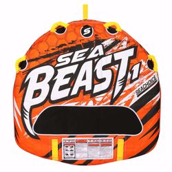 Seachoice Sea Beast Nylon Inflatable Multicolored Towable Tube 48 in. H X 50 in. W X 50 in. L