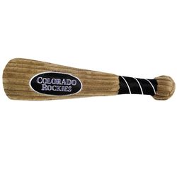 Pets First MLB For Dog Brown Plush Colorado Rockies Dog Toy 1 pk
