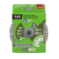 Exchange-A-Blade 5 in. D X 7/8 in. Segmented Double Row Cup Grinding Wheel 1 pc