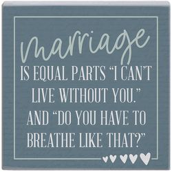 Sincere Surrounding 5.25 in. H X 5.25 in. L Wood Sign