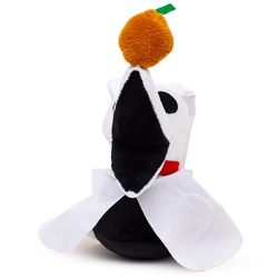 Buckle-Down For Dog Black/White Plush The Nightmare Before Christmas Zero Squeak Dog Toy 1 pk