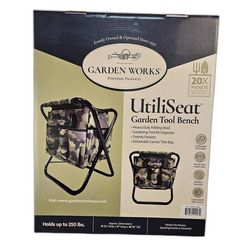 Garden Works 15 in. W X 15 in. D Green Garden Kneeler/Seat