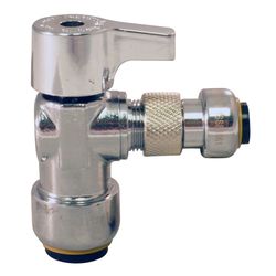 Apollo 1/2 in. PTC in to X 1/4 in. PTC Brass Angle Stop Valve