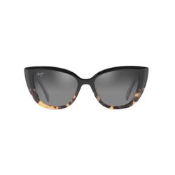 Maui Jim Blossom Sunglasses Women's Black w/Tokyo Tortoise Frame Neutral Gray Lens Polarized