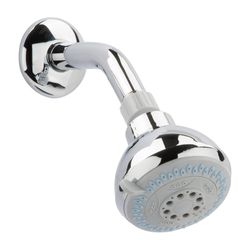 Oakbrook Collection Chrome PVC 3 settings Wallmount Showerhead 1.8 gpm