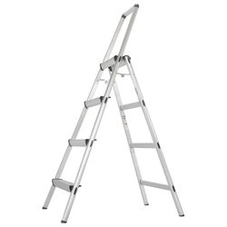 Xtend+Climb Home Series 64 in. H X 21 in. W X 34.6 in. D 225 lb. cap. 4 step Aluminum Step Stool