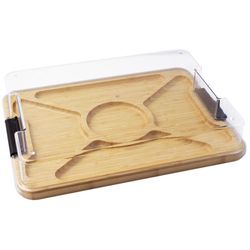 Totally Bamboo 15.5 in. L X 11.5 in. W X 2.88 in. Bamboo Charcuterie Board