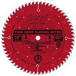 Freud 10 in. D X 5/8 in. Fine Finish TiCo Hi-Density Carbide Circular Saw Blade 60 teeth 1 pk