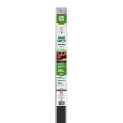 M-D Building Products Black Aluminum/Vinyl Sweep For Doors 36 in. L X 0.25 in.