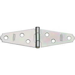 National Hardware 2 in. L Zinc-Plated Light Strap Hinge 2 pk