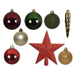 Decoris Multicolored Assorted Ornaments