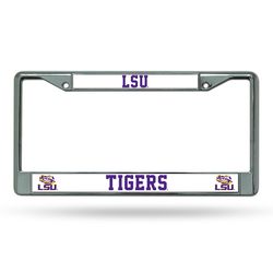 Rico Gray Metal LSU License Plate Frame