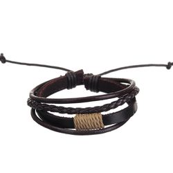 Mad Man Mens Ridgeland Multicolored Bracelet Leather