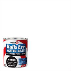 Zinsser Bulls Eye White Flat Water-Based Acrylic Primer and Sealer 1 qt
