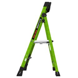 Little Giant Mightylite 4 ft. H Fiberglass Step Ladder Type IAA 375 lb. cap.
