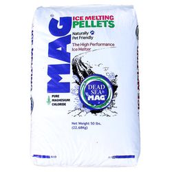 Dead Sea Mag Magnesium Chloride Pet Friendly Pellet Ice Melt 50 lb