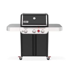 Weber Genesis E-325 LP Grill Bundle: Grill, Grill Cover, Rotisserie, Gloves, Burger Press