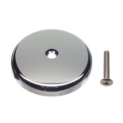 Ace Overflow Remodel Cover Plate Plastic/Stainless Steel