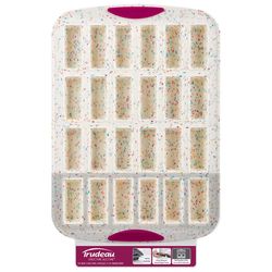 Trudeau 10 in. W X 14.25 in. L Confetti Mini Cakes Pan Multicolored 1 pc