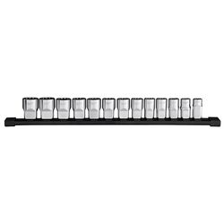 Milwaukee 1/2 in. drive Metric 12 Point Socket Set 13 pc