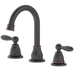 Oakbrook Collection Jennifer Oil Rubbed Bronze Traditional Widespread Bathroom Sink Faucet 8 in.