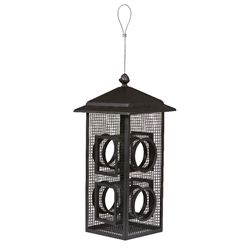 Perky-Pet Wild Bird 2 lb Metal Mesh Fly-Thru Bird Feeder 8 ports