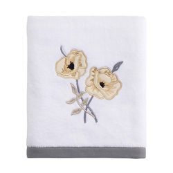 Avanti Linens Marielle White Cotton Floral Hand Towel 1 pc