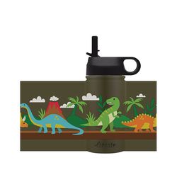 Liberty 12 oz Multicolored BPA Free Dino Vacuum Insulated Bottle
