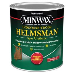 Minwax Helmsman Warm Gloss Clear Solvent-Based Spar Urethane 1 qt