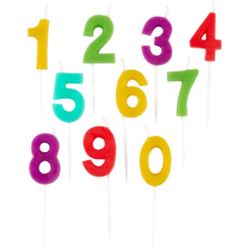 Wilton Rainbow Unscented Scent Birthday Candles