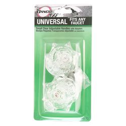Danco For Universal Clear Sink and Tub and Shower Faucet Handles with Removable Skirt