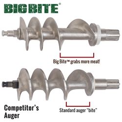 LEM Big Bite Brushed Silver 1 speed 13 lb Meat Grinder 1 HP