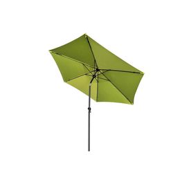 Living Accents 9 ft. Tiltable Spring Green Market Umbrella