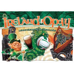 Late for the Sky Ireland Opoly Board Game Multicolored