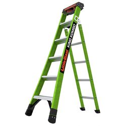 Little Giant King Kombo Professional 2.0 10 ft. H Fiberglass Telescoping Multi-Position Ladder Type