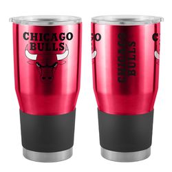 Boelter Brands Ultra 30 oz NBA Bulls Red BPA Free Tumbler with Lid