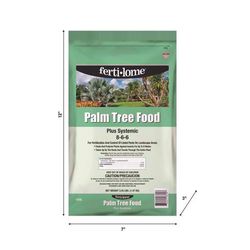 Ferti-lome PALM TREE FOOD PLUS SYSTEMIC 8-6-6 Granules Plant Food 3.25 lb