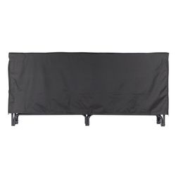 HY-C Shelter Patio Deluxe Black Polyester Log Rack Cover