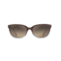 Maui Jim Honi Sunglasses Women's Sandstone with Blue Frame HCL Bronze Lens Polarized