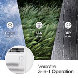 LG 5000 BTU 115 V Window Air Conditioner 150 sq ft