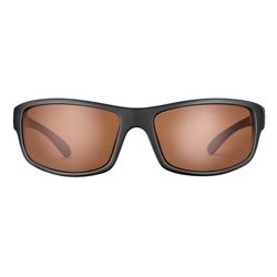 Flying Fisherman Slack Tide Sunglasses Unisex Matte Black Frame Copper Lens Polarized