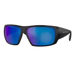 Native Ashdown Sunglasses Unisex Matte Black Frame Blue Lens Polarized Blue Light Blocking