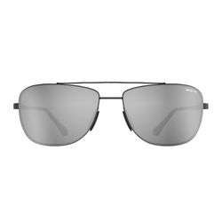 BEX Sunglasses Sunglasses Unisex Black Frame Gray/Silver Lens Polarized