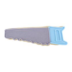 R&M International Corp 2 in. W X 6 in. L Saw Cookie Cutter Silver 1 pc