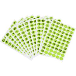 HILLMAN 6.5 in. Black Paper Self-Adhesive Number Set Blank 600 pc